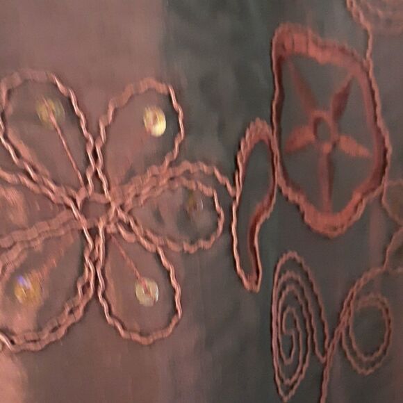 Susan Graver StyleCamberry  2 Piece  top with jacket - Picture 7 of 8